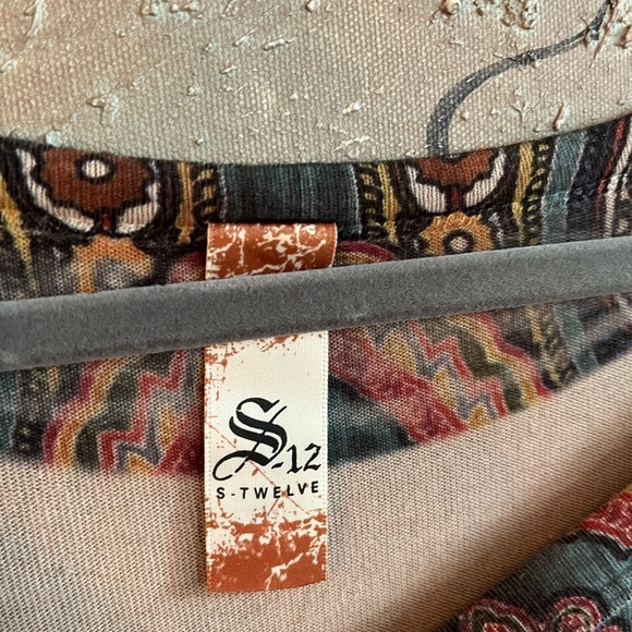 S-12 Sequins Embellished Long-Sleeve Boho Dress - Picture 8 of 9